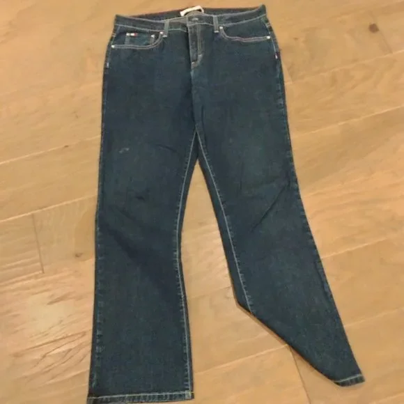 Tommy Hilfiger Dark Wash Bootcut Jeans – Size 14 (36 x 32) - Picture 4 of 9